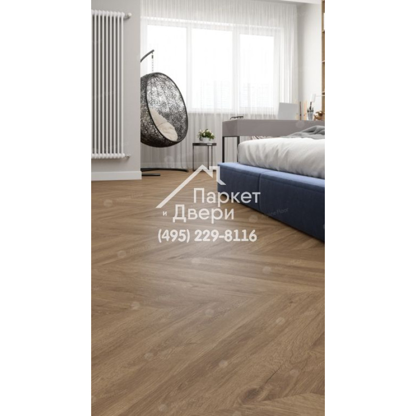 Виниловый пол Alpine Floor Easy Line ФРАНЦУЗСКАЯ ЕЛОЧКА ECO 3-25 1219х228х3 -1