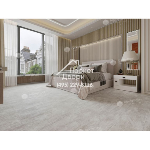 Виниловый пол Alpine Floor Stone Mineral Core Ратленд (без подложки) ECO 4-6 604х308х4 