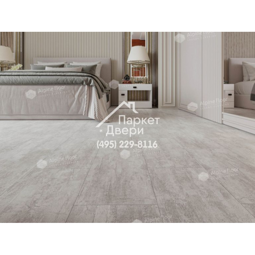 Виниловый пол Alpine Floor Stone Mineral Core Ратленд (без подложки) ECO 4-6 604х308х4 -1