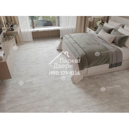 Виниловый пол Alpine Floor Stone Mineral Core Ратленд (без подложки) ECO 4-6 604х308х4 