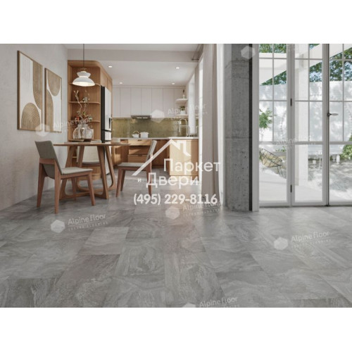 Виниловый пол Alpine Floor Stone Mineral Core Хэмпшир (без подложки) ECO 4-9 604х308х4 