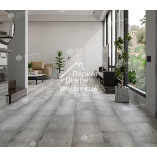Виниловый пол Alpine Floor Stone Mineral Core Корнуолл (без подложки) ECO 4-10 604х308х4 
