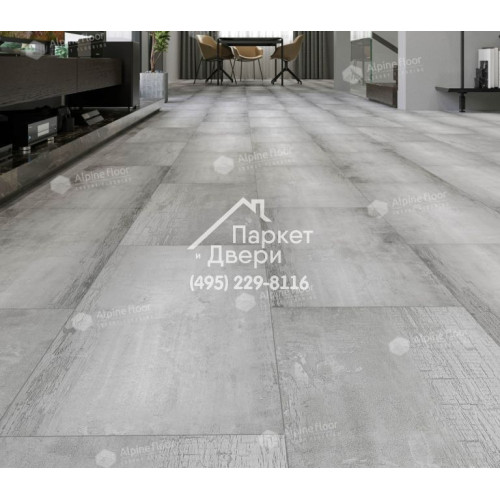 Виниловый пол Alpine Floor Stone Mineral Core Корнуолл (без подложки) ECO 4-10 604х308х4 