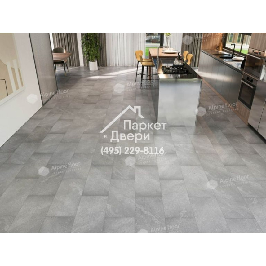 Виниловый пол Alpine Floor Stone Mineral Core Блайд (без подложки) ECO 4-14 604х308х4 