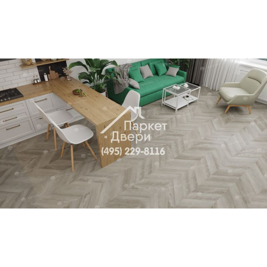 Виниловый пол Alpine Floor Chevron Alpine ДУБ ФАНТАЗИЯ ECO 18-1 600х127х5-4