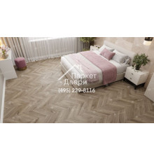 Виниловый пол Alpine Floor Chevron Alpine ДУБ Натуральный Отбеленный ECO 18-3 600х127х5