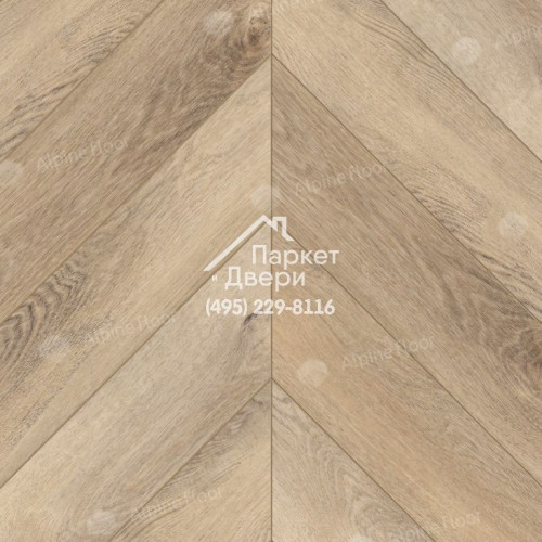 Виниловый пол Alpine Floor Chevron Alpine Дуб Синистра ECO 18-6 600х127х5
