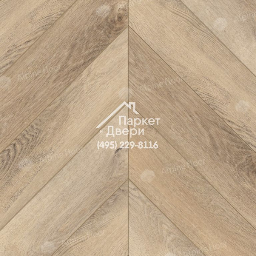 Виниловый пол Alpine Floor Chevron Alpine Дуб Синистра ECO 18-6 600х127х5-1
