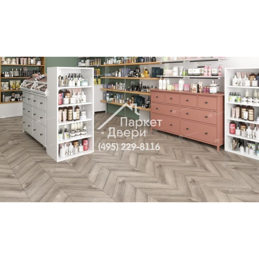 Виниловый пол Alpine Floor Chevron Alpine Дуб Исида ECO 18-8 600х127х5-4