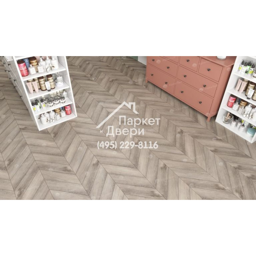 Виниловый пол Alpine Floor Chevron Alpine Дуб Исида ECO 18-8 600х127х5
