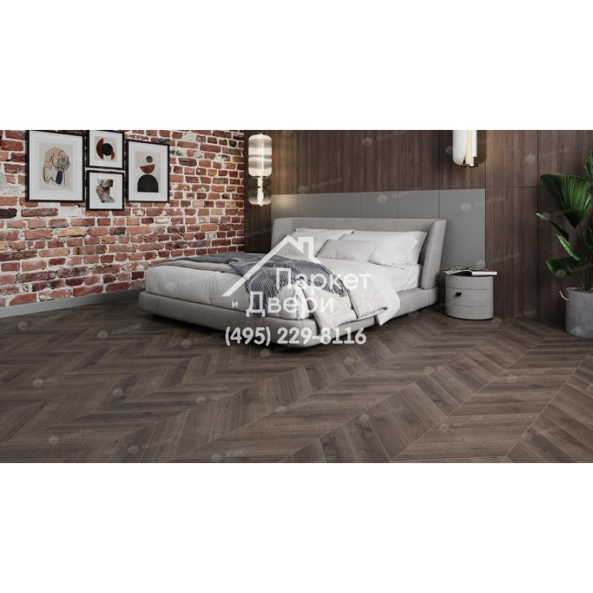 Виниловый пол Alpine Floor Chevron Alpine Дуб Антарес ECO 18-9 600х127х5-4