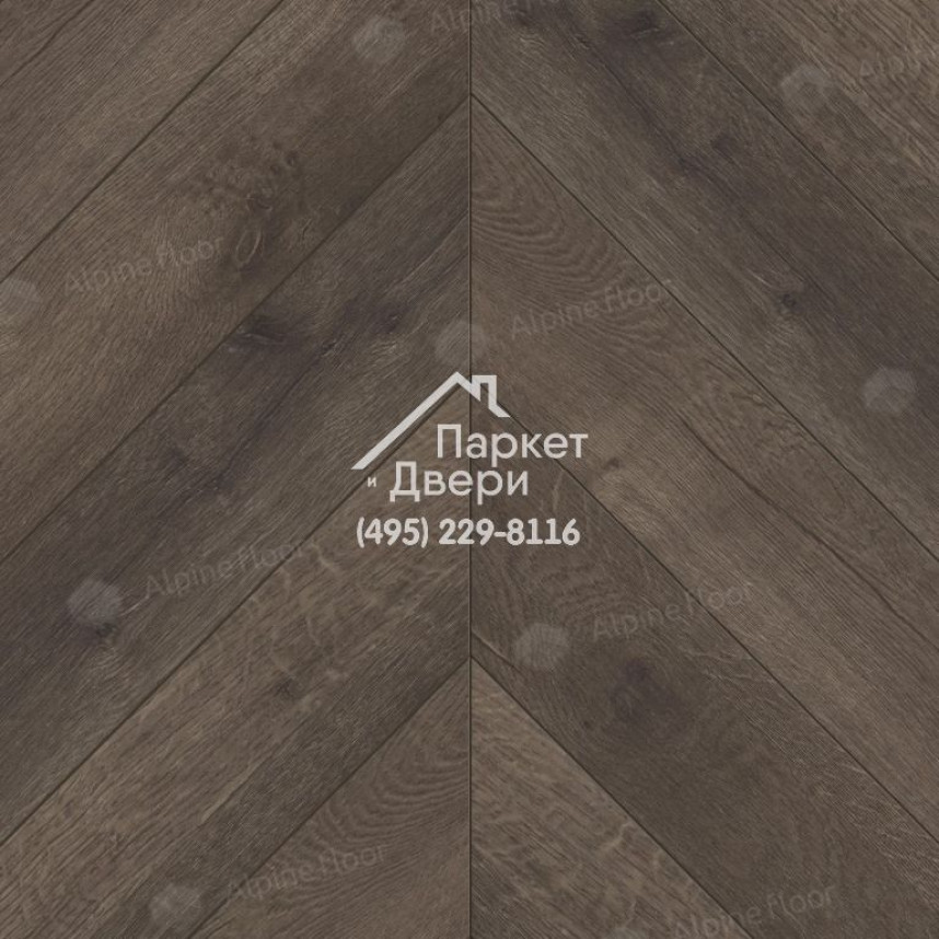 Виниловый пол Alpine Floor Chevron Alpine Дуб Антарес ECO 18-9 600х127х5-1