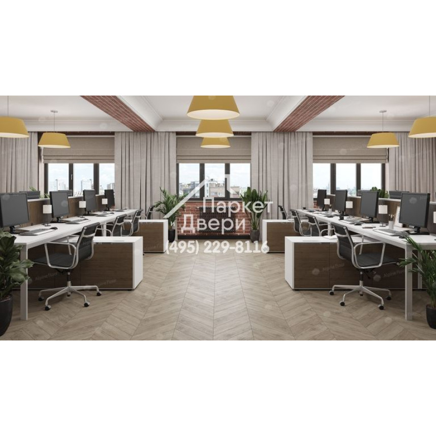 Виниловый пол Alpine Floor Chevron Alpine Карите ECO 18-11 600х127х5-4