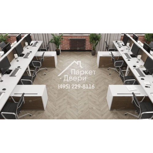 Виниловый пол Alpine Floor Chevron Alpine Карите ECO 18-11 600х127х5