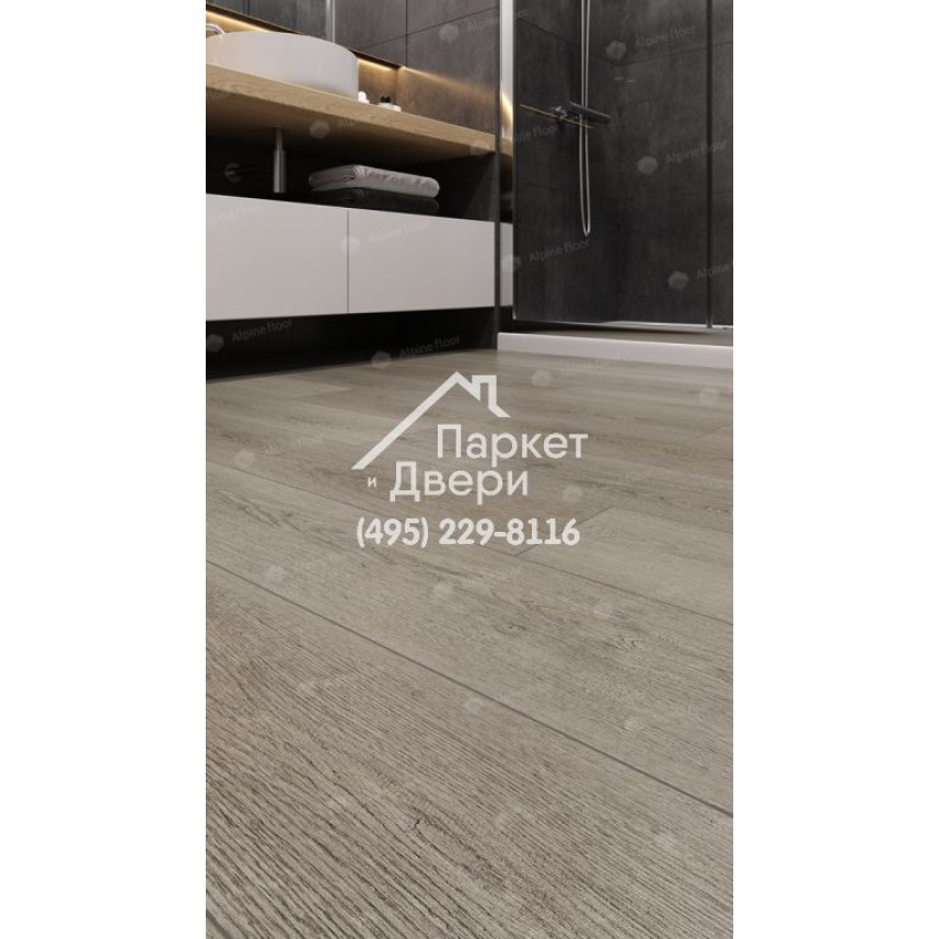 Виниловый пол Alpine Floor Grand Sequoia Мета ЕСО 11-27 1220х183х4мм-2