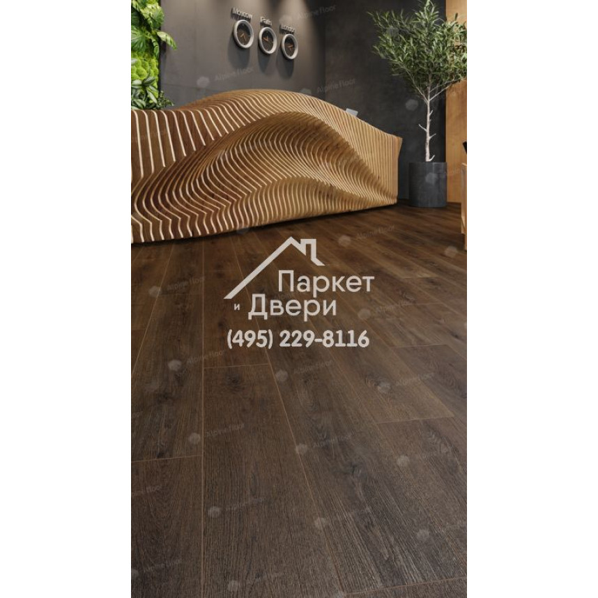 Виниловый пол Alpine Floor Grand Sequoia Шерман ЕСО 11-33 1220х183х4мм-2