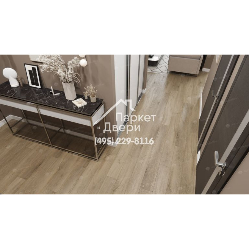 Виниловый пол Alpine Floor PREMIUM XL Дуб Млечный ABA ECO 7-13 1524х180х8мм-2