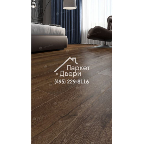 Виниловый пол Alpine Floor PREMIUM XL Дуб Шоколадный ABA ECO 7-18 1220х183х8мм