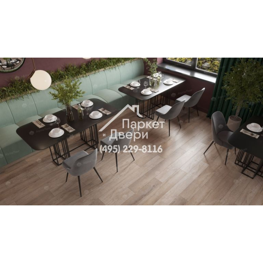 Виниловый пол Alpine Floor PREMIUM XL Дуб Персиковый ABA ECO 7-20 1220х183х8мм-2