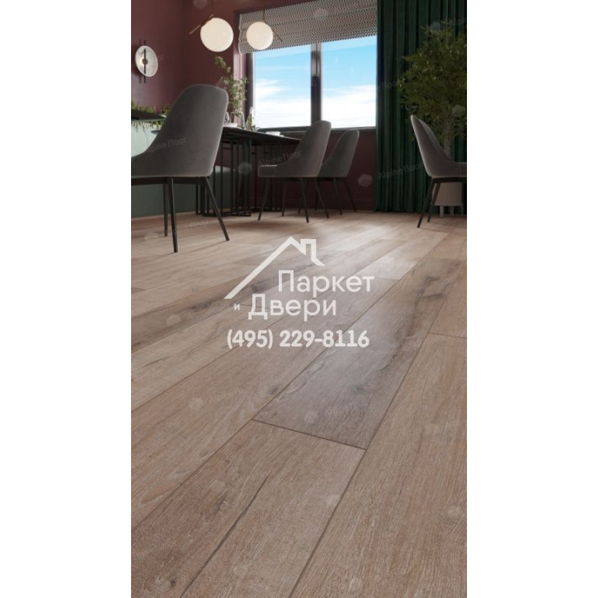 Виниловый пол Alpine Floor PREMIUM XL Дуб Персиковый ABA ECO 7-20 1220х183х8мм-1