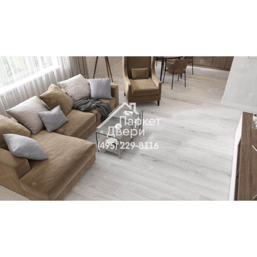 Виниловый пол Alpine Floor PREMIUM XL Дуб Морская Пена ABA ECO 7-21 1220х183х8мм-1