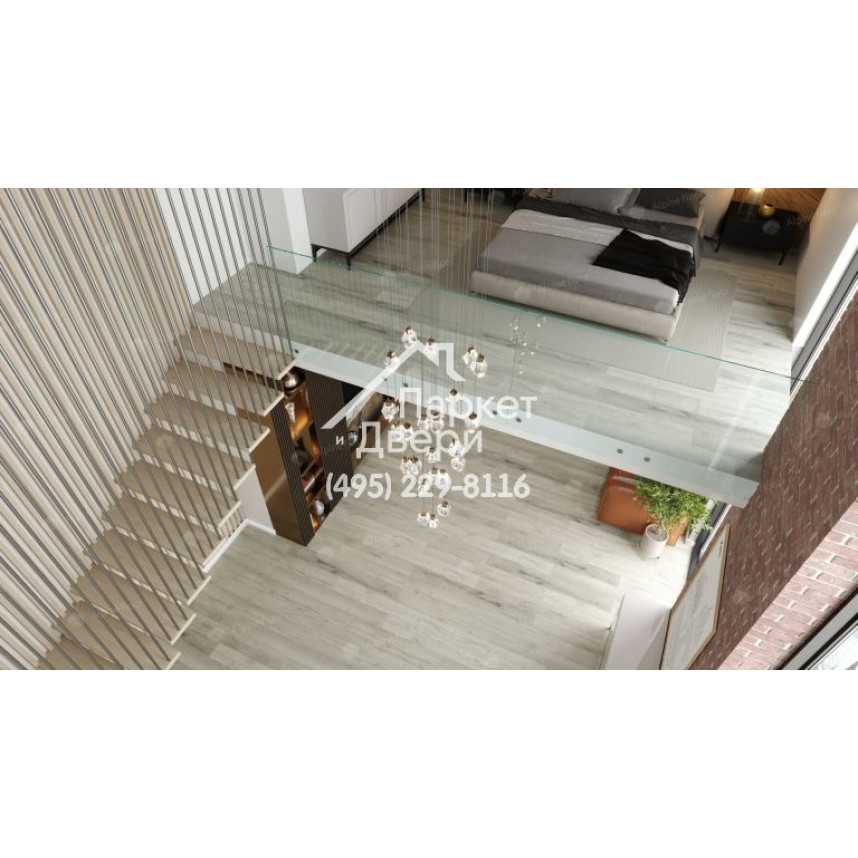 Виниловый пол Alpine Floor PREMIUM XL Дуб Серебряный ABA ECO 7-22 1220х183х8мм-2