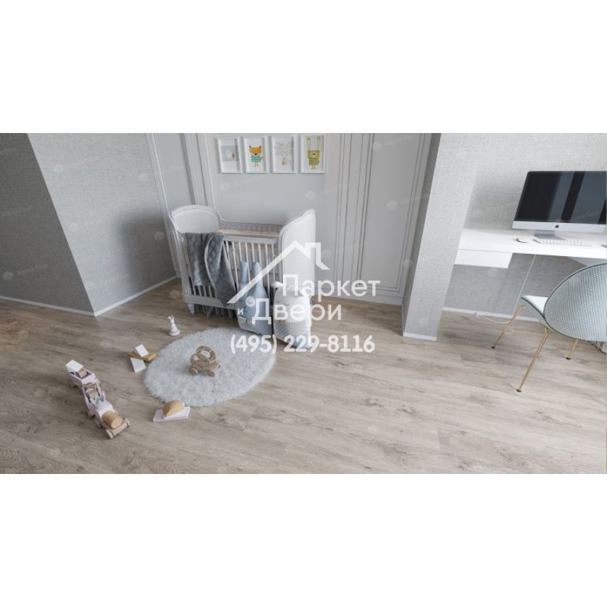Виниловый пол Alpine Floor клеевая Grand Sequoia LVT Карите ECO 11-902 1219,2×184,15×2,5-4