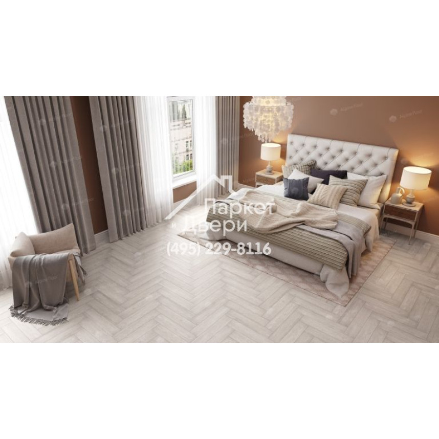 Виниловый пол Alpine Floor Parquet LVT плитка Голубой Лес ECO 16-9-3