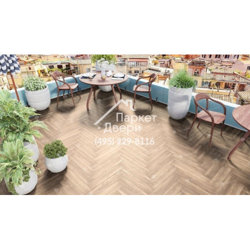 Виниловый пол Alpine Floor Parquet LVT плитка Макадамия ECO 16-10