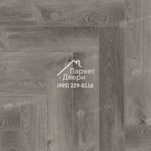 Виниловый пол Alpine Floor Parquet LVT плитка Дуб Мерга ECO 16-13