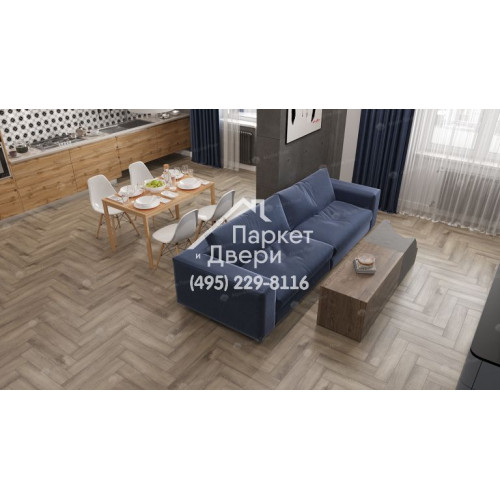 Виниловый пол Alpine Floor Parquet LVT плитка Дуб Исида ECO 16-15