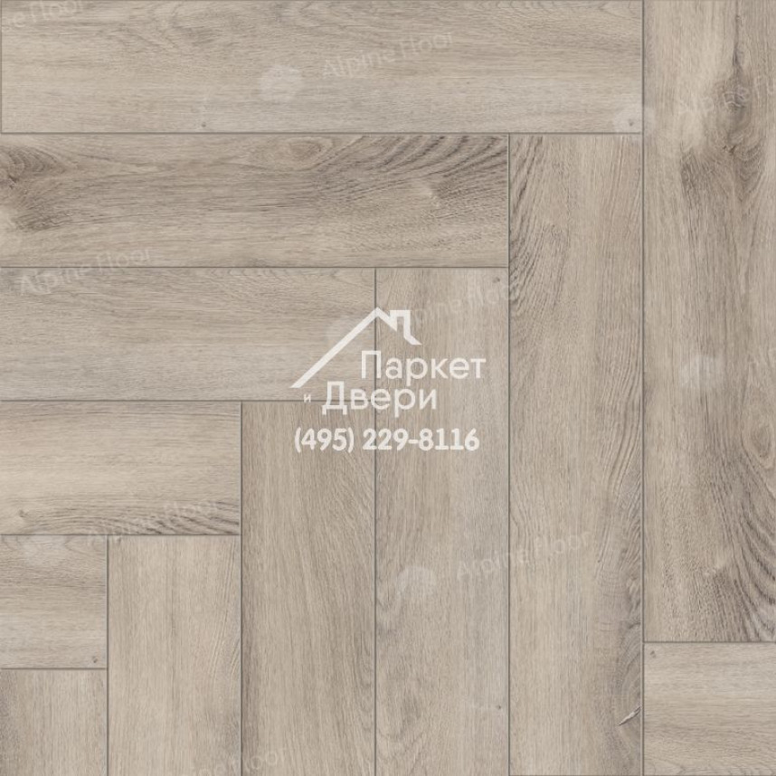 Виниловый пол Alpine Floor Parquet LVT плитка Дуб Исида ECO 16-15-1