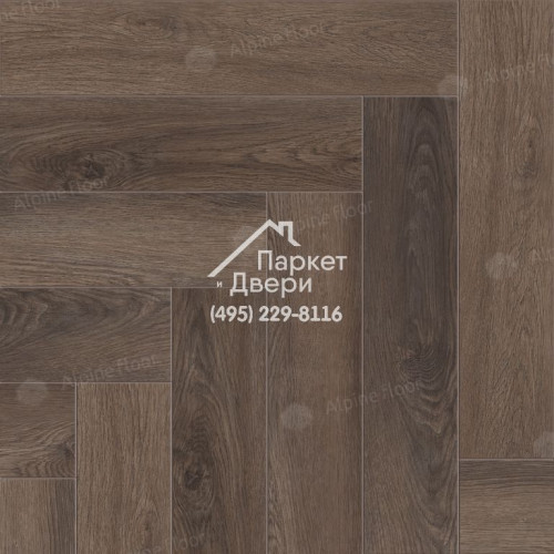 Виниловый пол Alpine Floor Parquet LVT плитка Фафнир ECO 16-16