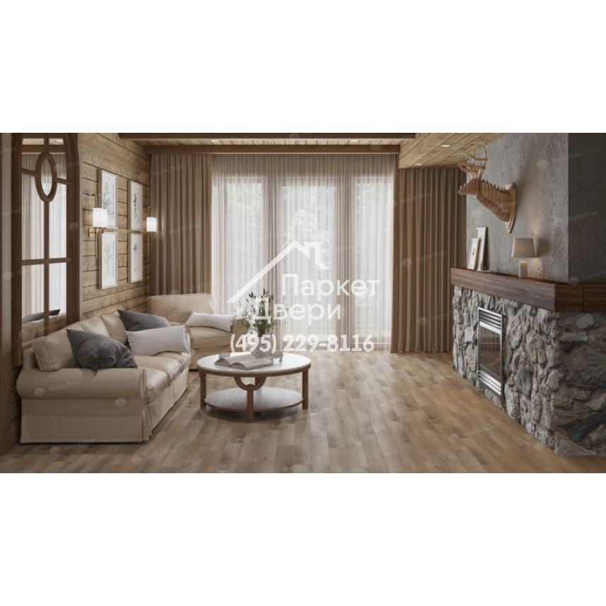 Виниловый пол Alpine Floor Parquet LVT плитка Дуб Синистра ECO 16-17