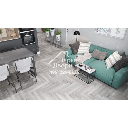 Виниловый пол Alpine Floor Parquet LVT плитка Дуб Лейтена ECO 16-18