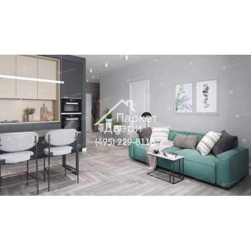 Виниловый пол Alpine Floor Parquet LVT плитка Дуб Лейтена ECO 16-18