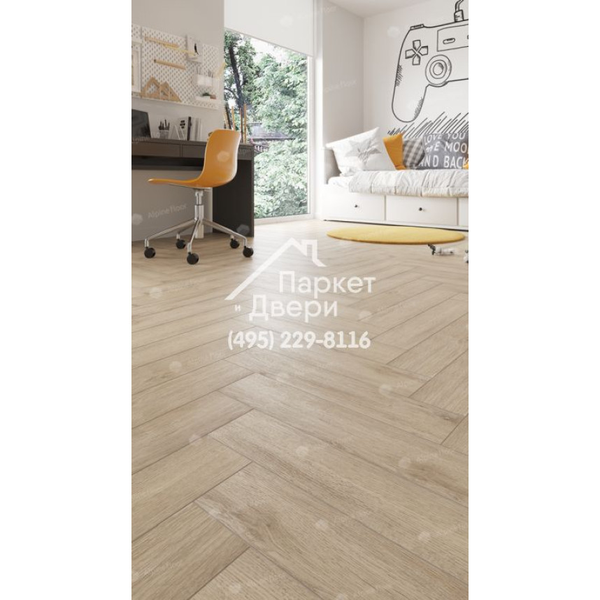 Виниловый пол Alpine Floor Parquet LVT плитка Дуб Медия ECO 16-20-2