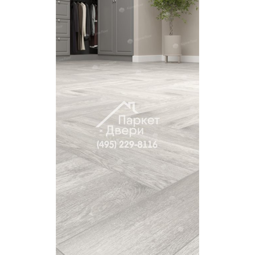 Виниловый пол Alpine Floor Parquet LVT плитка Дуб Полис ECO 16-21-2