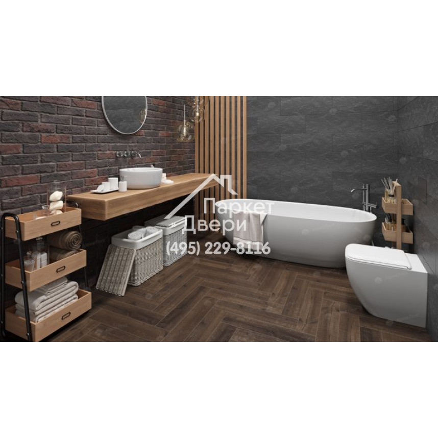 Виниловый пол Alpine Floor Parquet LVT плитка Дуб Альферац ECO 16-22