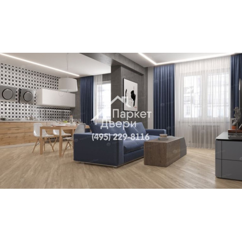 Виниловый пол Alpine Floor Sequoia LVT ламинат Секвойя Коньячная ЕСО 6-2 LVT