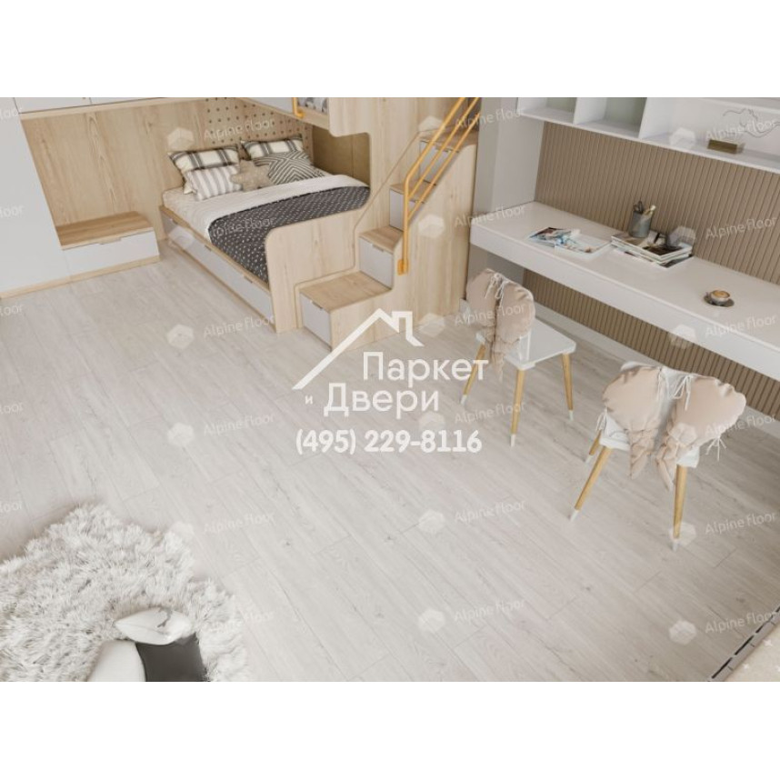 Виниловый пол Alpine Floor Sequoia LVT ламинат Секвойя Light ЕСО 6-3 LVT-2