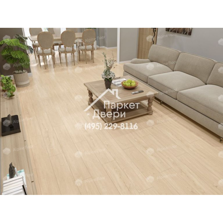 Виниловый пол Alpine Floor Sequoia LVT ламинат Секвойя Классик ЕСО 6-10 LVT