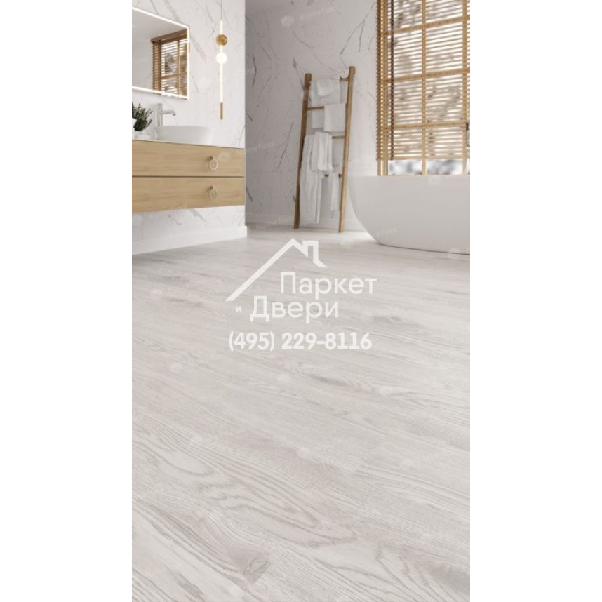 Виниловый пол Alpine Floor Ultra LVT плитка Дуб Арктик ЕСО 5-1-4