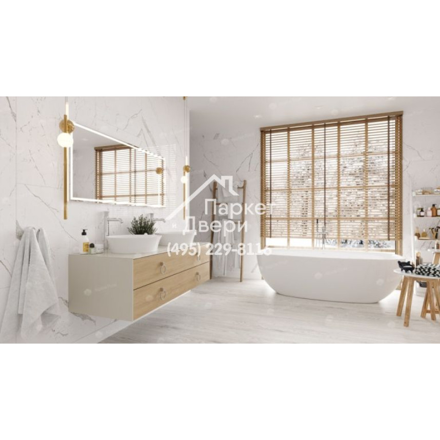 Виниловый пол Alpine Floor Ultra LVT плитка Дуб Арктик ЕСО 5-1