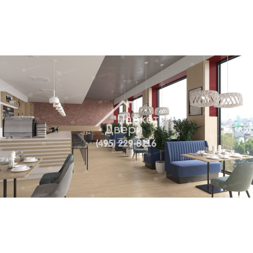 Виниловый пол Alpine Floor Ultra LVT плитка Дуб Ваниль ЕСО 5-4-2