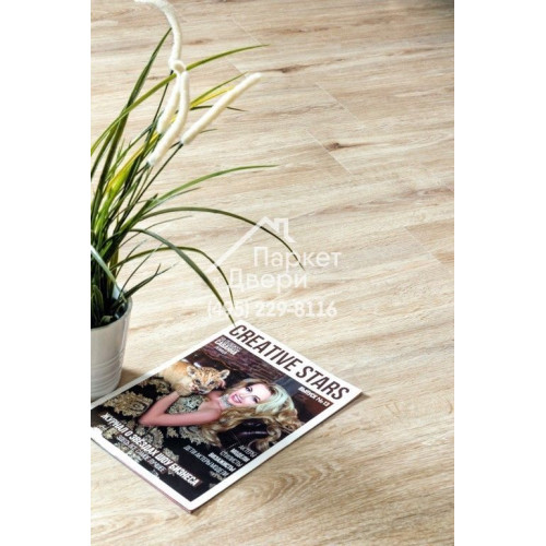 Виниловый пол Alpine Floor Ultra LVT плитка Дуб Ваниль ЕСО 5-4