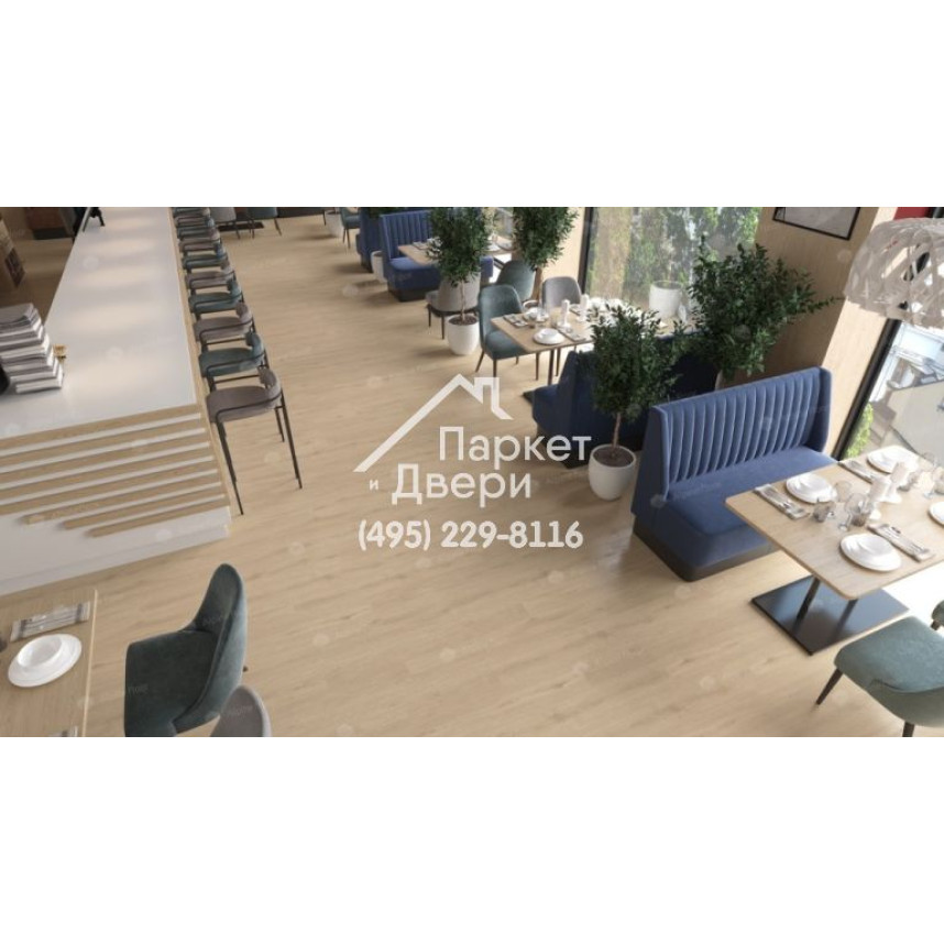 Виниловый пол Alpine Floor Ultra LVT плитка Дуб Ваниль ЕСО 5-4