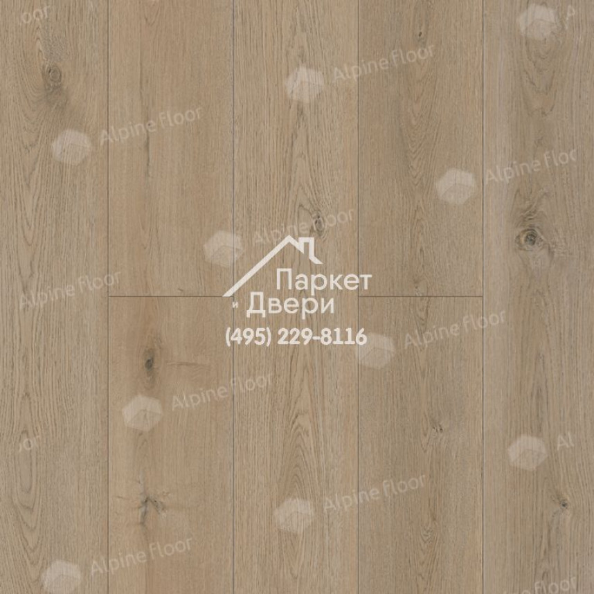 Виниловый пол Alpine Floor Ultra LVT плитка Дуб Миндальный ЕСО 5-27-1