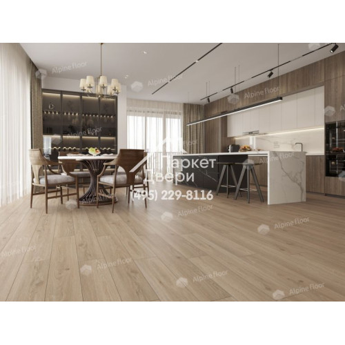 Виниловый пол Alpine Floor Ultra LVT плитка Дуб Модера ЕСО 5-28