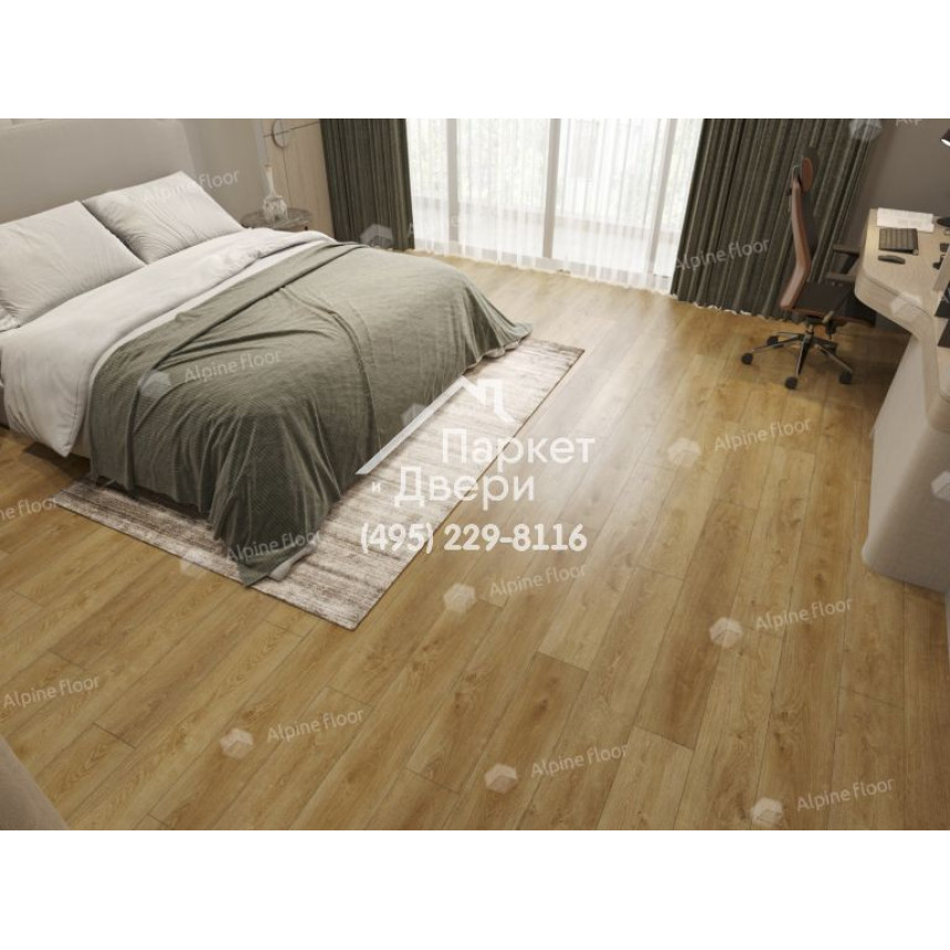 Виниловый пол Alpine Floor Ultra LVT плитка Дуб южный ЕСО 5-29-3